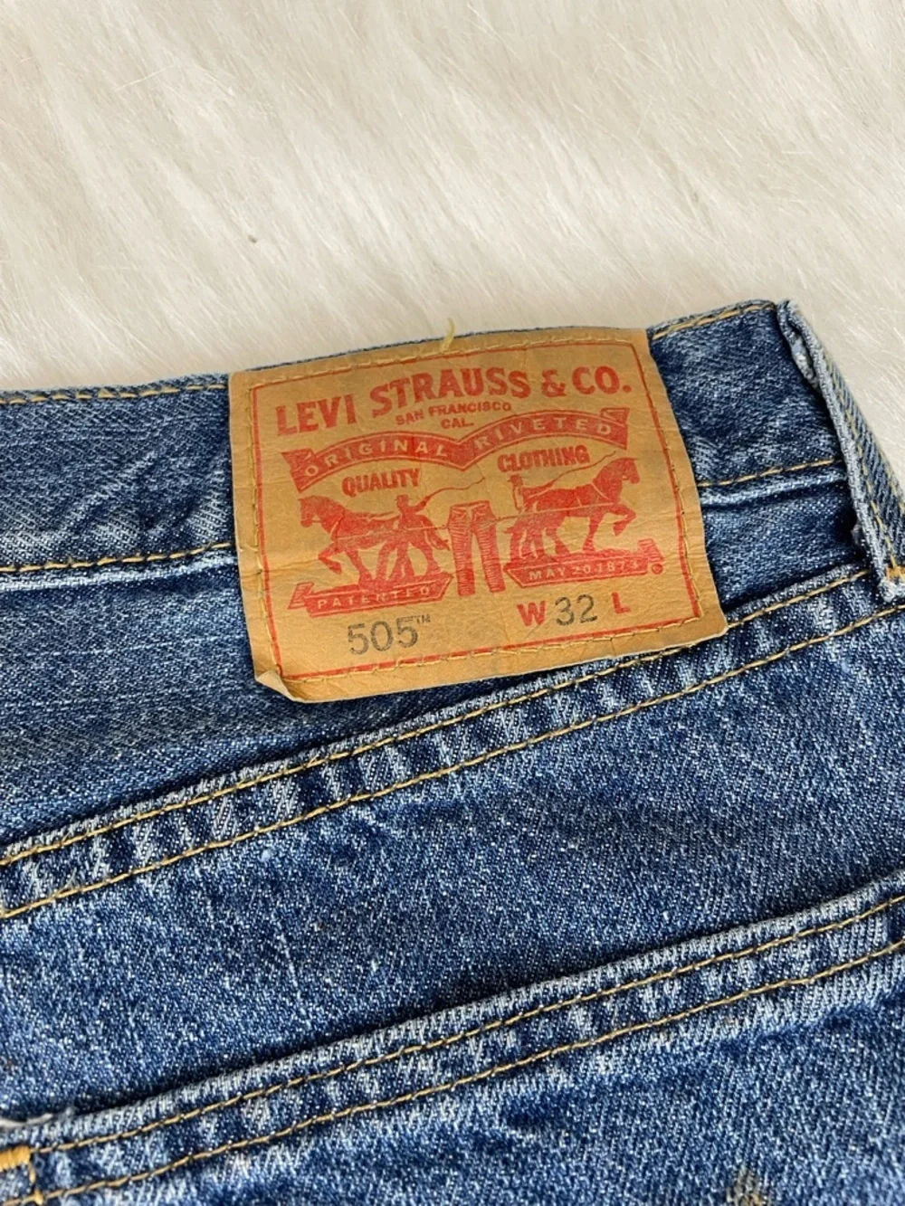 Levi’s Jorts 505 32 10 Classic Dark Blue Denim Shorts